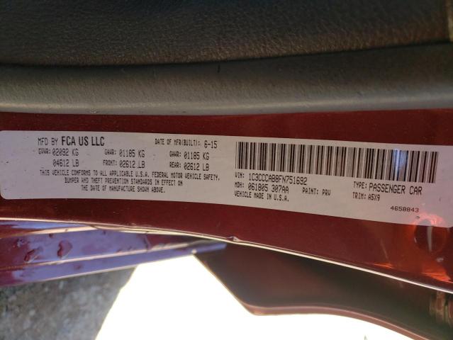 Photo 10 from auction – 2015 CHRYSLER 200 LIMITE with VIN 1C3CCCAB8FN751692