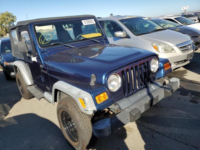 JEEP WRANGLER / 2000 with VIN 1J4FA29P6YP792719 - Photo from auction