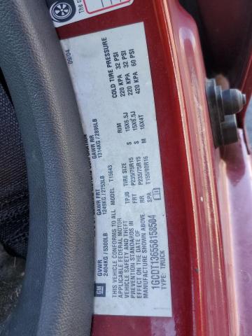 Photo 10 from auction – 2005 CHEVROLET COLORADO with VIN 1GCDT136558158504