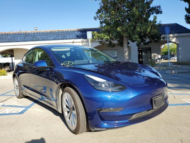 TESLA MODEL 3 2022 with VIN 5YJ3E1EA6NF191468 - Photo from auction