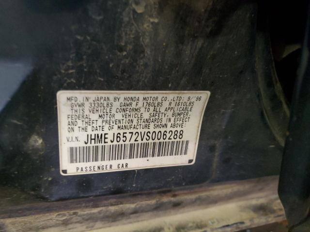 Photo 10 from auction – 1997 HONDA CIVIC LX with VIN JHMEJ6572VS006288