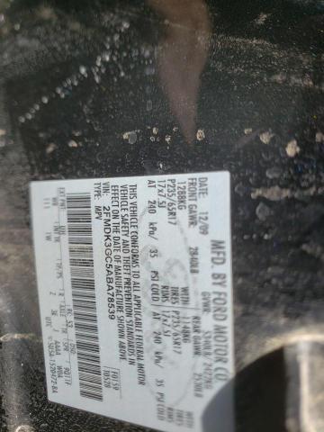 Photo 10 from auction – 2010 FORD EDGE SE with VIN 2FMDK3GC5ABA78539