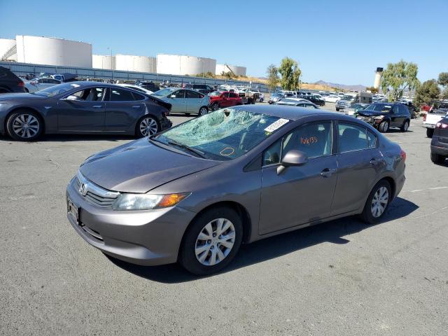 Photo 2 from auction – 2012 HONDA CIVIC LX with VIN 19XFB2F57CE390531