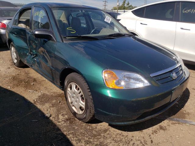 HONDA CIVIC LX 2002 with VIN 1HGES166X2L028036 - Photo from auction