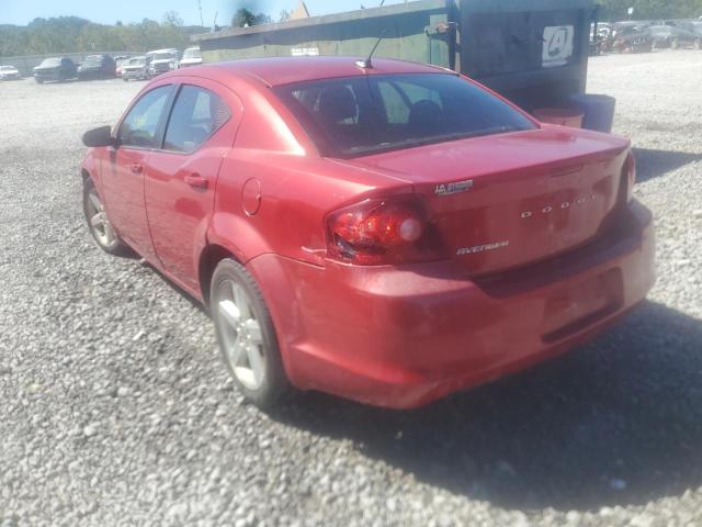 Photo 3 from auction – 2013 DODGE AVENGER SE with VIN 1C3CDZAB1DN661829
