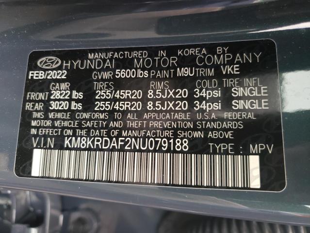 Photo 10 from auction – 2022 HYUNDAI IONIQ 5 LI with VIN KM8KRDAF2NU079188