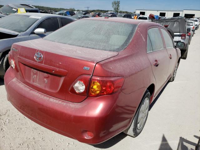 Photo 4 from auction – 2009 TOYOTA COROLLA BA with VIN JTDBL40E49J039054