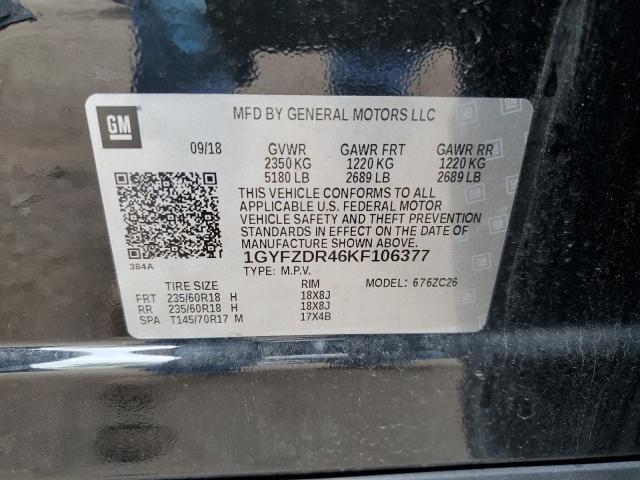 Photo 10 from auction – 2019 CADILLAC XT4 PREMIU with VIN 1GYFZDR46KF106377