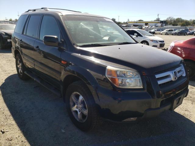 HONDA PILOT EX 2007 with VIN 2HKYF18477H514598 - Photo from auction