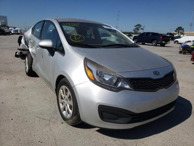 KIA RIO LX 2012 with VIN KNADM4A37C6052231 - Photo from auction