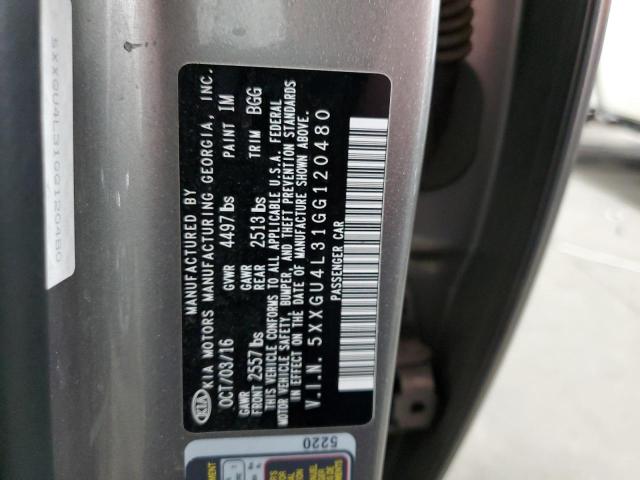 Photo 10 from auction – 2016 KIA OPTIMA EX with VIN 5XXGU4L31GG120480