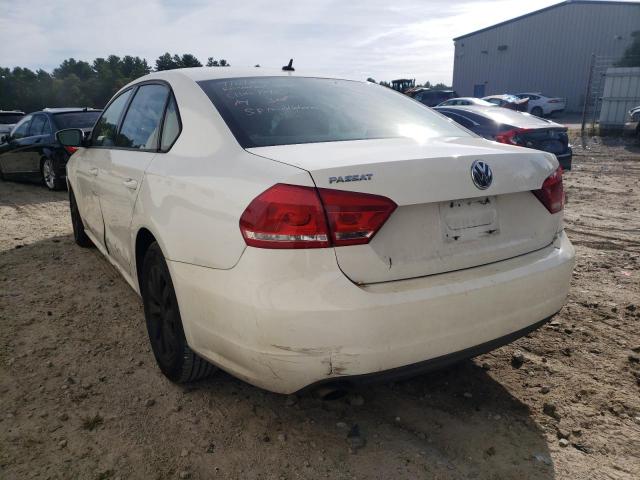 Photo 3 from auction – 2013 VOLKSWAGEN PASSAT S with VIN 1VWAP7A38DC103038