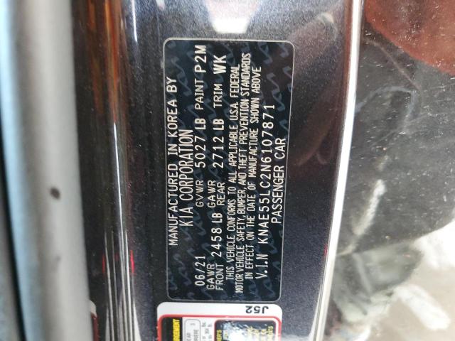Photo 10 from auction – 2022 KIA STINGER GT with VIN KNAE55LC2N6107871