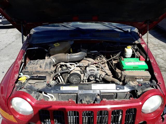Photo 7 from auction – 2007 JEEP LIBERTY SP with VIN 1J4GL48K27W697577