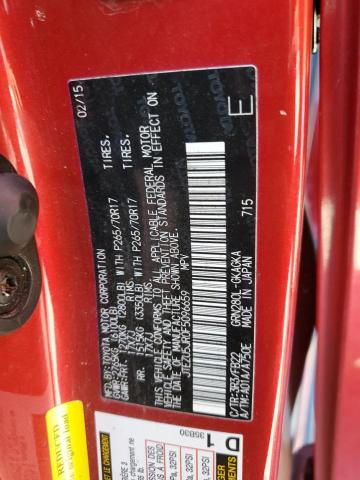Photo 10 from auction – 2015 TOYOTA 4RUNNER SR with VIN JTEZU5JR0F5096659