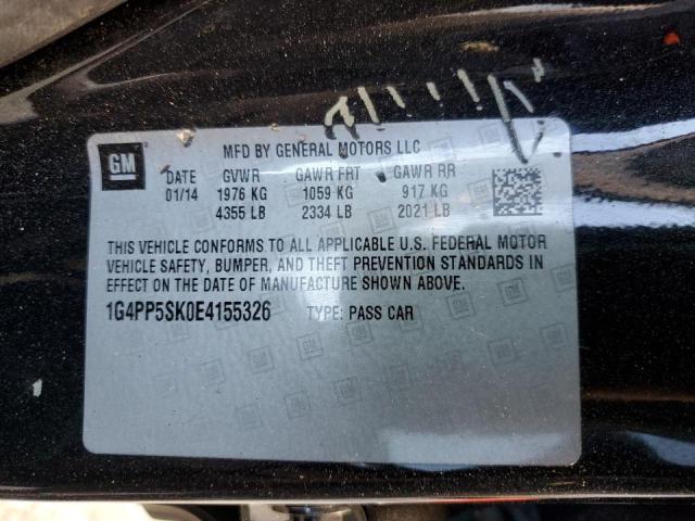 Photo 10 from auction – 2014 BUICK VERANO with VIN 1G4PP5SK0E4155326