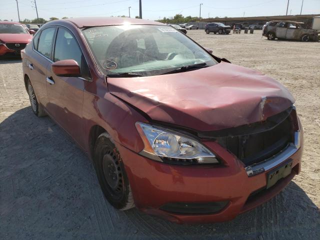 NISSAN SENTRA S 2015 with VIN 3N1AB7AP2FL662874 - Photo from auction