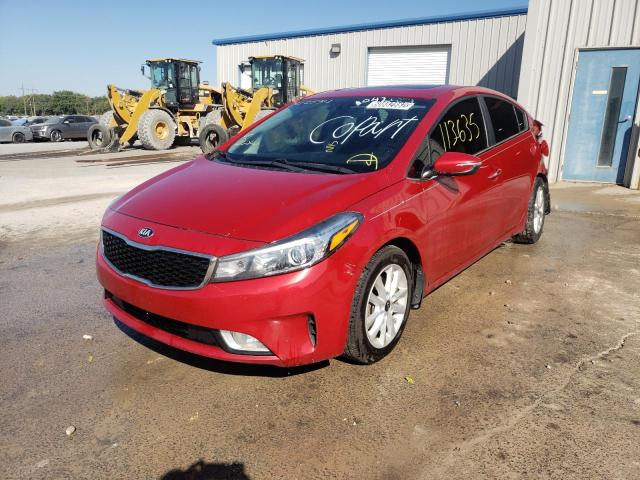 KIA FORTE LX 2017 with VIN 3KPFL4A7XHE042554 - Photo from auction