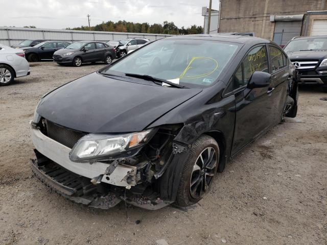 Photo 2 from auction – 2013 HONDA CIVIC EXL with VIN 2HGFB2F91DH522807