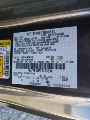 Photo 10 from auction – 2015 FORD MUSTANG with VIN 1FATP8UH5F5353634