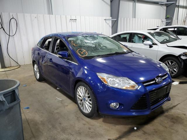 FORD FOCUS SEL 2012 with VIN 1FAHP3H23CL313896 - Photo from auction