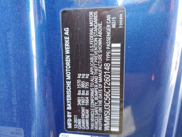 Photo 10 from auction – 2012 MINI COOPER with VIN WMWSU3C56CT260148