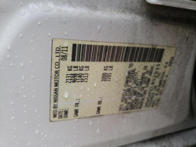 Photo 10 from auction – 2012 NISSAN MAXIMA S with VIN 1N4AA5AP5CC802935