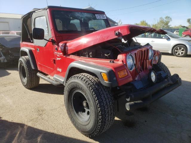 JEEP WRANGLER / 2000 with VIN 1J4FA49S0YP786169 - Photo from auction