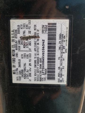 Photo 10 from auction – 1997 FORD F150 with VIN 1FTDX08WXVKC06542