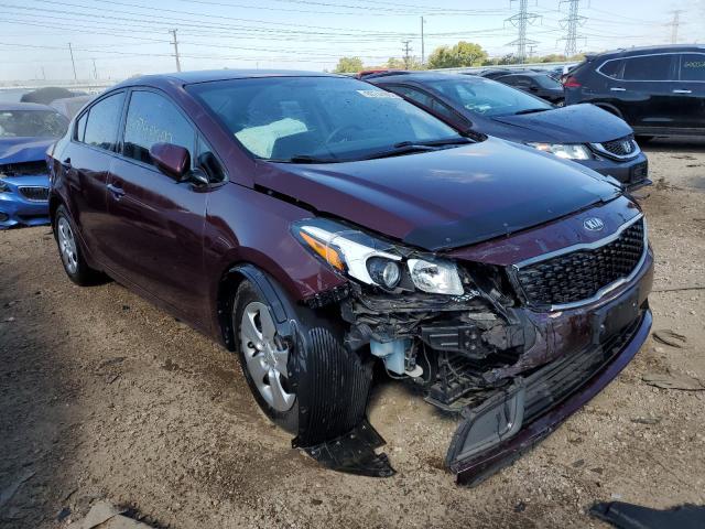 KIA FORTE LX 2017 with VIN 3KPFL4A73HE032738 - Photo from auction