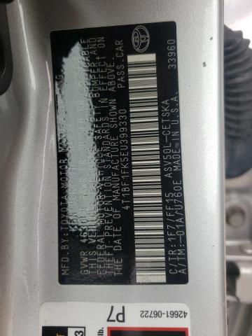 Photo 10 from auction – 2014 TOYOTA CAMRY L with VIN 4T1BF1FK5EU399330