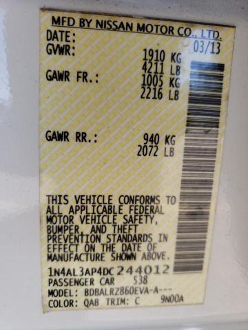 Photo 10 from auction – 2013 NISSAN ALTIMA 2.5 with VIN 1N4AL3AP4DC244012