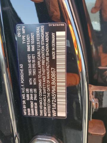 Photo 10 from auction – 2021 PORSCHE MACAN TURB with VIN WP1AF2A59MLB60857