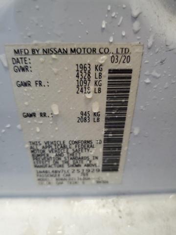 Photo 10 from auction – 2020 NISSAN ALTIMA S with VIN 1N4BL4BV7LC251929