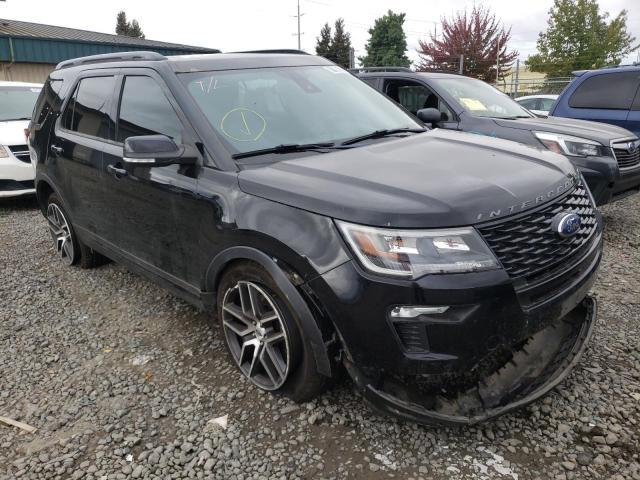 FORD EXPLORER S 2018 with VIN 1FM5K8GT7JGB80371 - Photo from auction