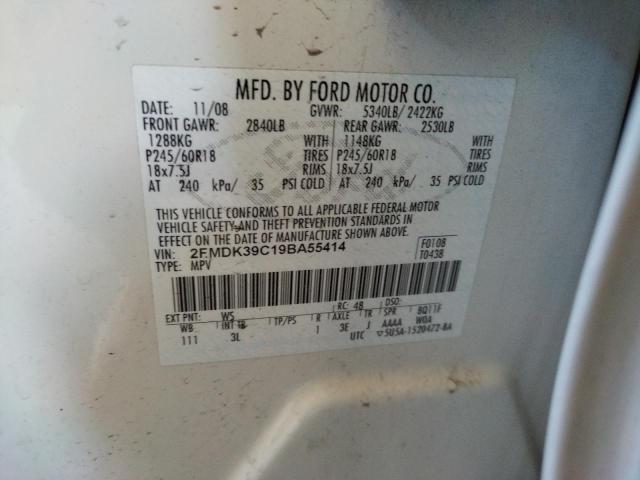 Photo 10 from auction – 2009 FORD EDGE LIMIT with VIN 2FMDK39C19BA55414