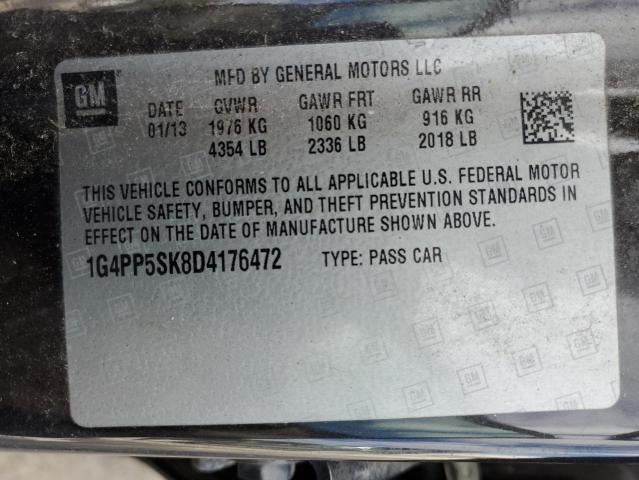 Photo 10 from auction – 2013 BUICK VERANO with VIN 1G4PP5SK8D4176472