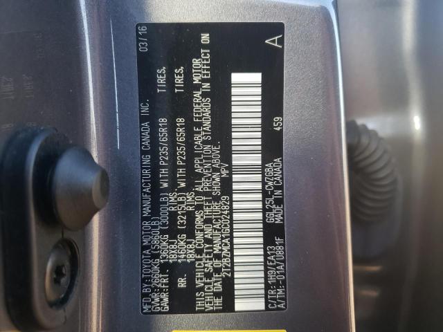 Photo 10 from auction – 2016 LEXUS RX 350 BAS with VIN 2T2BZMCA1GC024829