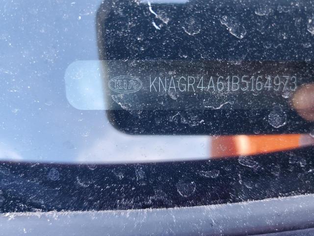 Photo 10 from auction – 2011 KIA OPTIMA SX with VIN KNAGR4A61B5164973