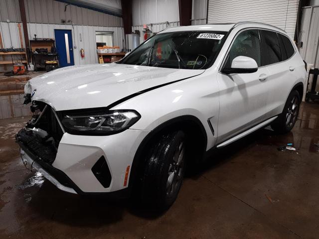 Photo 2 from auction – 2022 BMW X3 XDRIVE3 with VIN 5UX53DP04N9K32905