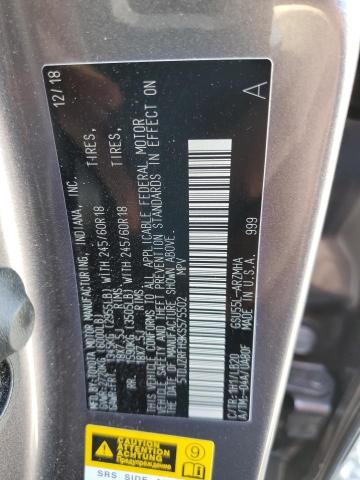 Photo 10 from auction – 2019 TOYOTA HIGHLANDER with VIN 5TDJZRFH9KS575502