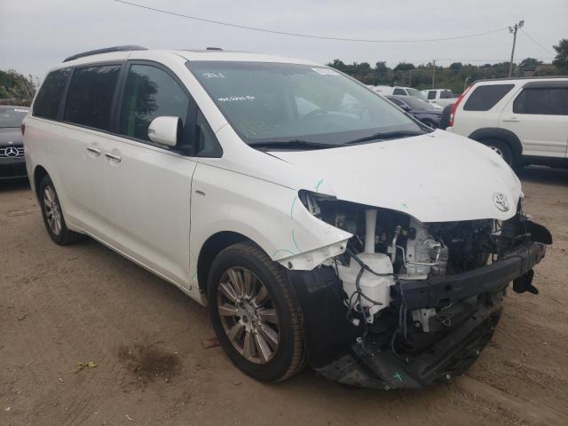 TOYOTA SIENNA XLE 2017 with VIN 5TDDZ3DC0HS176200 - Photo from auction