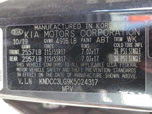 Photo 10 from auction – 2019 KIA NIRO EX with VIN KNDCC3LG9K5024317