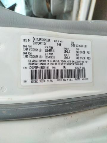 Photo 10 from auction – 2004 DODGE CARAVAN SX with VIN 1D4GP45R44B530154