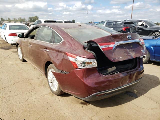 Photo 3 from auction – 2014 TOYOTA AVALON HYB with VIN 4T1BD1EB5EU024903
