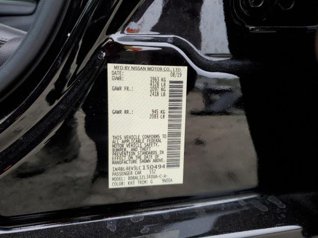 Photo 10 from auction – 2020 NISSAN ALTIMA SL with VIN 1N4BL4EV3LC150494