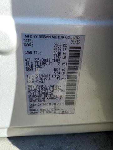 Photo 10 from auction – 2015 NISSAN ROGUE S with VIN 5N1AT2MT9FC838221