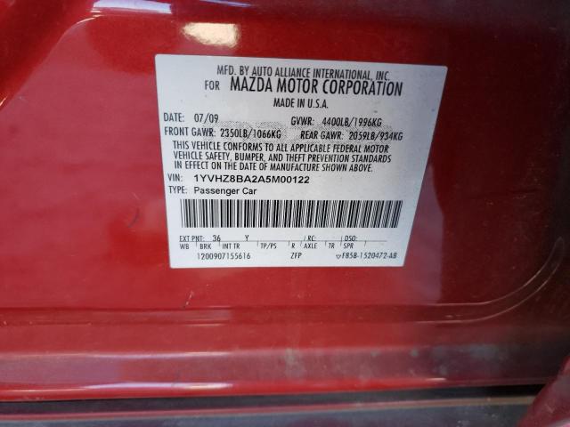 Photo 10 from auction – 2010 MAZDA 6 I with VIN 1YVHZ8BA2A5M00122