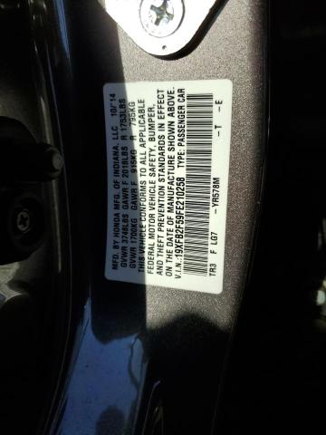 Photo 10 from auction – 2015 HONDA CIVIC LX with VIN 19XFB2F59FE210258