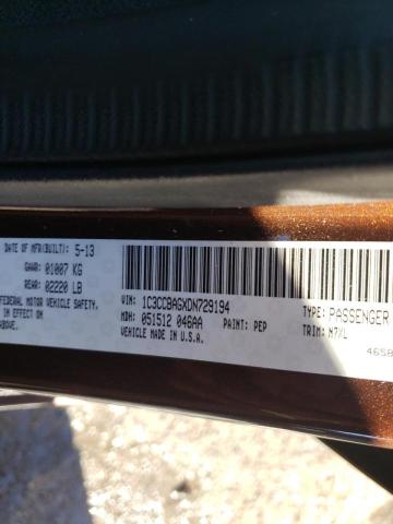 Photo 10 from auction – 2013 CHRYSLER 200 LX with VIN 1C3CCBAGXDN729194